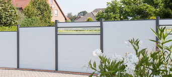 Sichtschutzzaun Glas